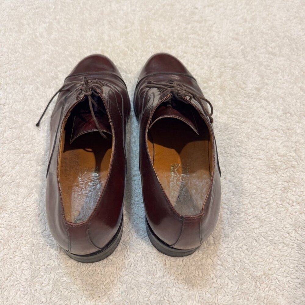 Salvatore Ferragamo Men's  Lace Up Oxfords Size 10 - Picture 2 of 13